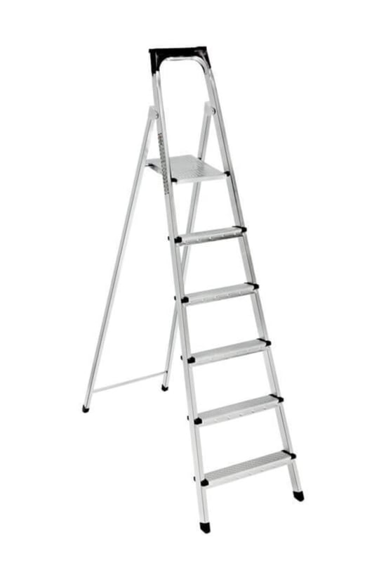 5+1 Basamaklı Profil Merdiven (Ev, bahçe, işyeri için uygun)