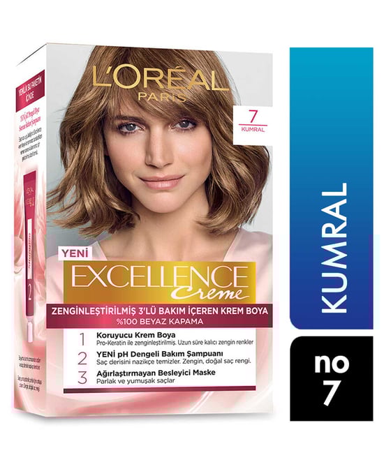 Loreal Excellence Set Saç Boyası Kumral No: 7