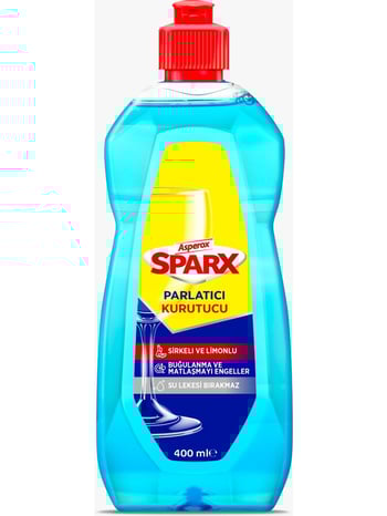 Asperox Sparx Bulaşık Makinesi Partlatıcı & Kurutucu Sirkeli ve Limonlu 400 ml