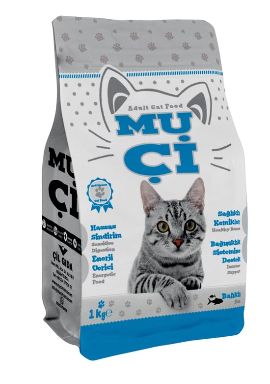 Muçi Kuru Kedi Maması Somonlu 1 Kg