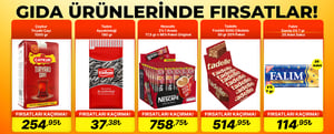 Gıda Ürünlerinde Dev Fırsatlar! kampanya resmi