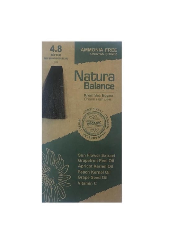 NATURA BALANCE SAÇ BOYASI 4.8 BİTTER