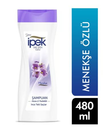 İpek Şampuan İnce Telli Saçlar İçin Menekşe Özlü 480 m
