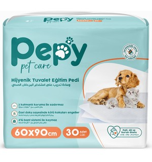 Pepy Pet Care 60x90 Hijyenik Tuvalet Eğitim Pedi 30'lu