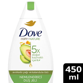 Dove Duş Jeli Avokado Yağı ve Kalendula Özü450ml