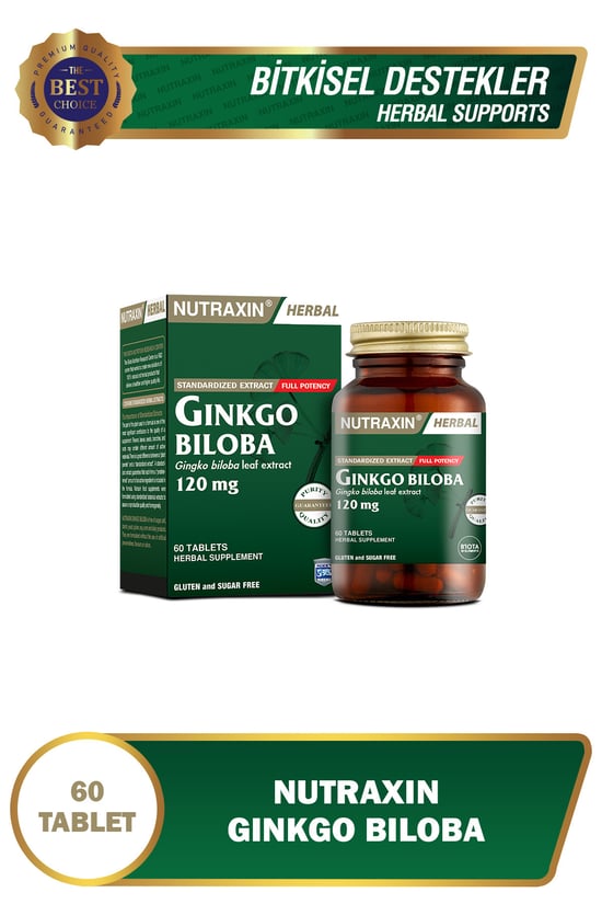 Nutraxin Ginkgo Biloba 60 Tablet