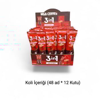 MCA COFFEE 3 ü 1 Arada (48 AdetX 12 Kutu)