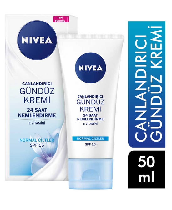 Nivea Essentials Krem 50 ml Canlandırıcı E Vitamini Gündüz SPF 15