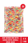 Kent Meybon Mini Karışık Meyve Aromalı Dökme Bayram Şekeri 1 kg - 5 Adet