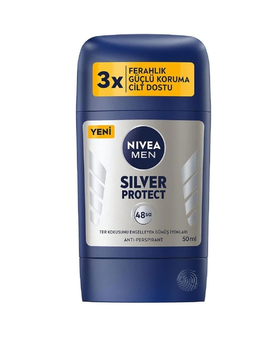 Nivea Stick 50 Ml Erkek - Silver Protect