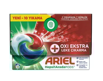 Ariel Çamaşır Deterjan Kapsülü Pods Oxi 10'lu