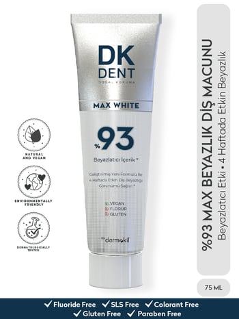 DKDENT  %93 Max Beyazlık Diş Macunu