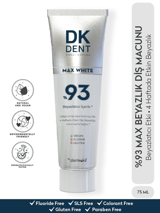 DKDENT  %93 Max Beyazlık Diş Macunu