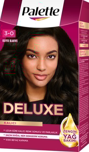 Palette Deluxe 3/0 Koyu Kahve Saç Boyası
