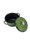 Lava New Heritage Yuvarlak Yeşil 24 cm Döküm Tencere