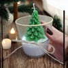 Luluyen New Year Yılbaşı Çam Ağacı Bardak Mum