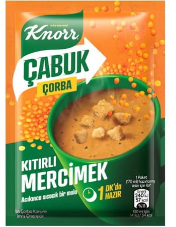 Knorr Çabuk Çorba Mercimek 22g