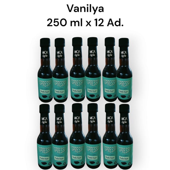 Mca Espresso Vanilya Soğuk Kahve 250 ml x 12 adet