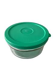 Hillcap Cam Saklama Kabı Yuvarlak-420 Ml