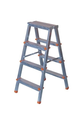 4+4 Basamaklı Çift Çıkışlı Profil Merdiven (Ev, bahçe, işyeri içi