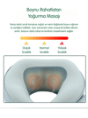 Pure ES Şarj Edilebilir U-Şekilli Isıtmalı Boyun Masaj Yastığı