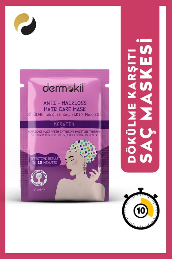 Dermokil Keratin Buhar Saç Bakım Maskesi 35 ml