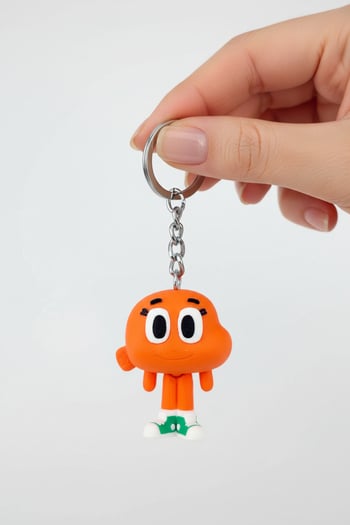 Darwin Figürlü Hareketli Anahtarlık