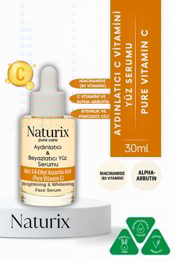 Naturix Aydınlatıcı ve Beyazlatıcı Yüz Serumu C Vitamini 30 ml