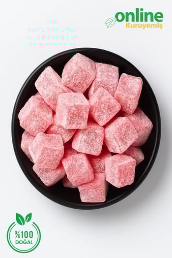 Online Kuruyemiş Güllü  Lokum 1000 gr