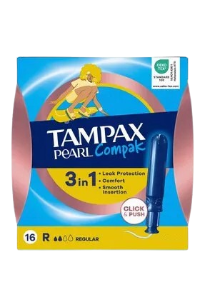 Tampax Tampon Pearl Comfort Normal 16'lı