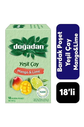 Doğadan 18'li Mango & Lime Çay