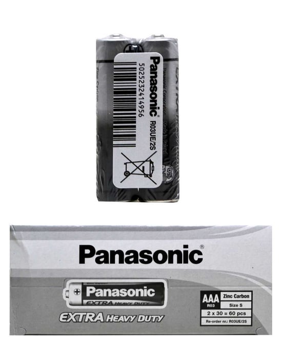 Panasonic Pil AAA 2 x 30'lu Paket İnce Kalem