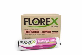 Florex Endüstriyel Çöp Torbası Jumbo Boy 80 cm x 110 cm Siyah