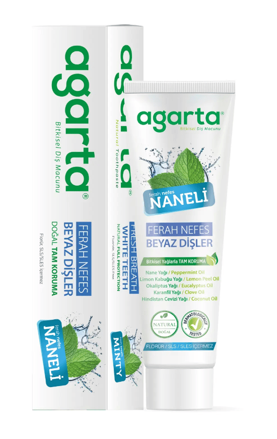 Agarta Doğal Diş Macunu Naneli 100 Ml.