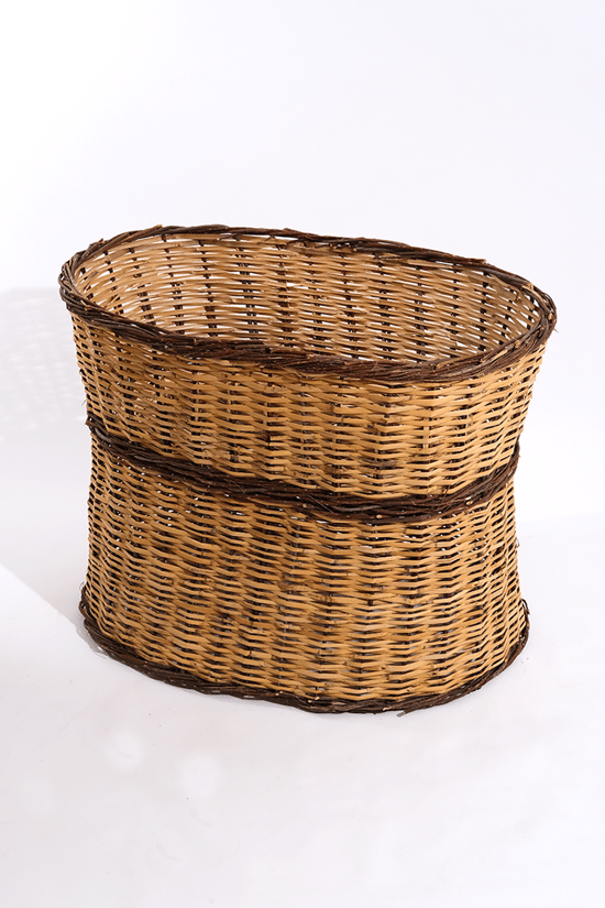 Oval Ayaklı Hasır Örgü Teşhir Raf Reyon Tezgah Manav Kuru Yemişçi