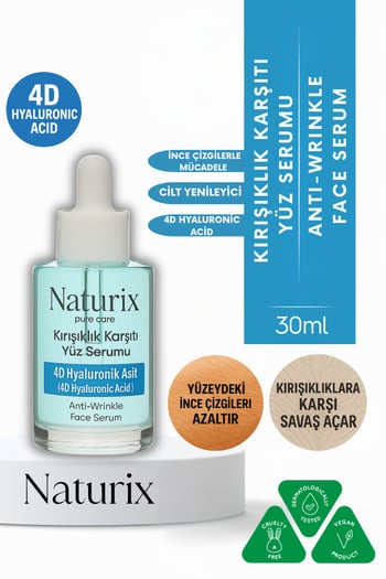 Naturix Kırışıklık Karşıtı Yüz Serum 30 ml