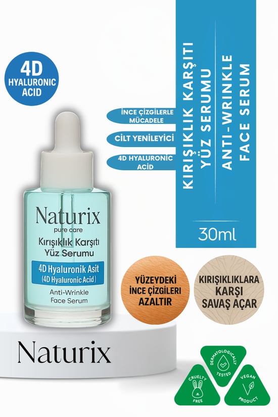 Naturix Kırışıklık Karşıtı Yüz Serum 30 ml