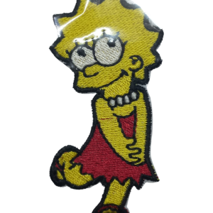 P Parla Aplike Ütü İle Yapışan Simpson Lisa Arma 6x2,5 cm