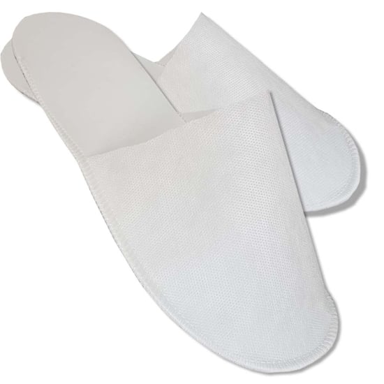 1000 Çift Overloklu Beyaz Tela Otel Terliği  Tek Kullanımlık Kull