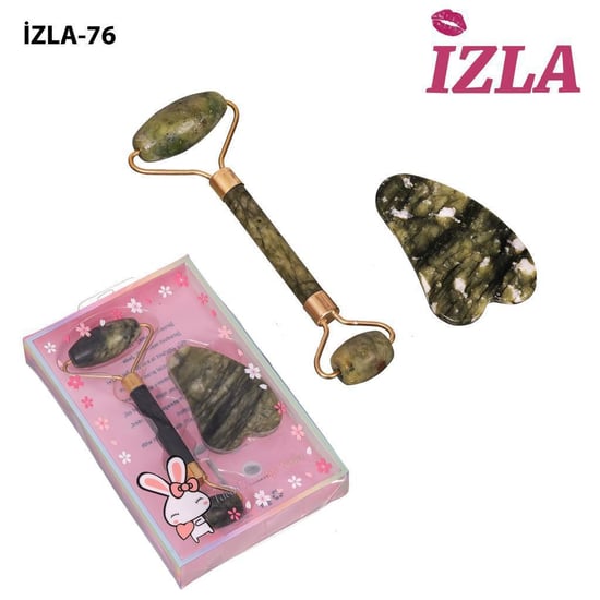 2'li Yaşım Taşı Gua Sha Masaj Taşı Seti