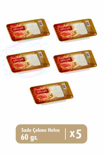 Kastamonu Meşhur Sepetçioğlu  Sade Çekme Helva  60 G X 5 Adet