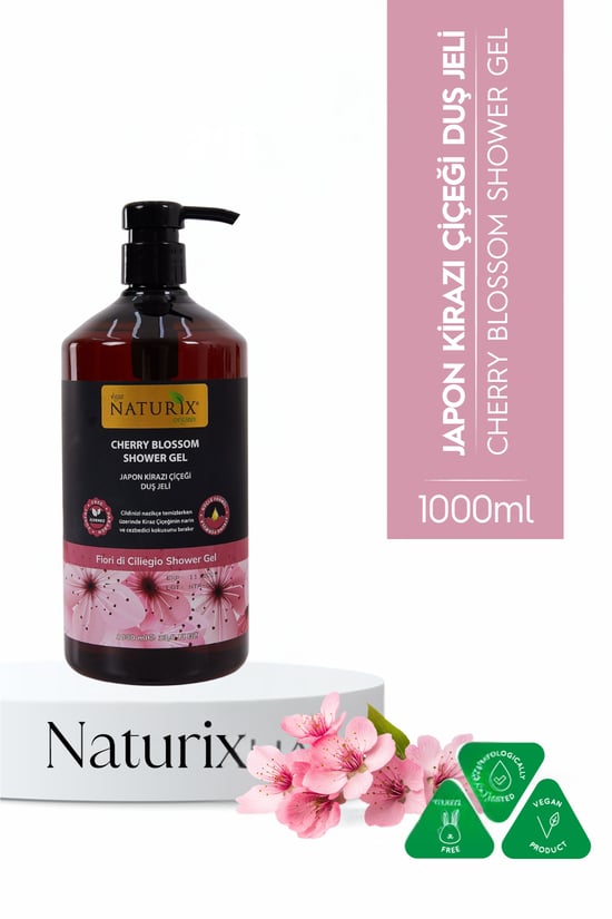 Naturix Japon Kirazı Çiçeği Duş Jeli 1000ml
