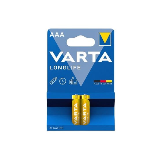 Varta Pil Micro Longlife Alkaline 1.5V AAA 2 li 