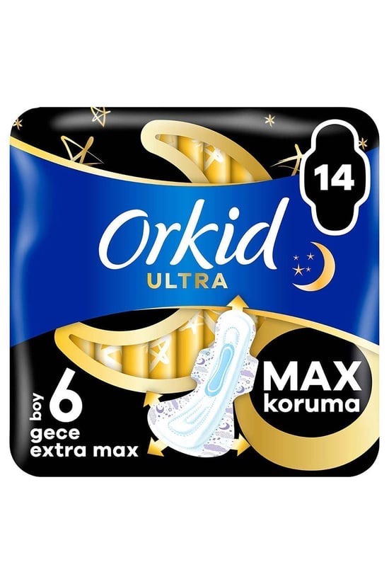 Orkid Ultra Extra 4'lü Gece Extra Max 14'lü
