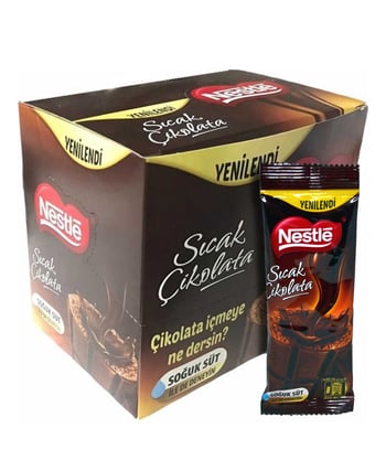 Nestle, sıcak çikolata, toz çikolata, sıcak çikolata tozu, hazır sıcak çikolata, toz sıcak çikolata, sıcak çikolata nasıl yapılır, sıcak çikolata fiyatı, toptan içecekler, tatlı, tatlı malzemesi, toptan gıda