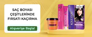 Saç Boyası Ürünlerinde Fırsatı Kaçırma! kampanya resmi