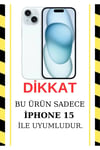 DİYARI FIRSAT İphone 15 Kılıf Minik Papatyalar Desenli Kamera Bölgesi AÇIK Şeffaf Silikon Kılıf