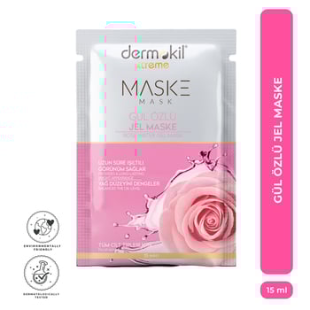 Dermokil Aydınlatıcı Gül Özlü Jel Maske 15 ml