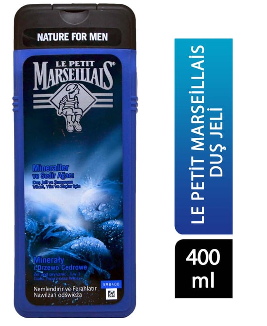 Le Petit Marseillais Duş Jeli 400 ml Mineraller ve Sedir Ağacı