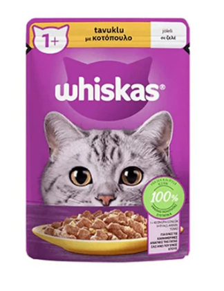 Whiskas Kedi Maması 85 gr Pouch Tavuklu